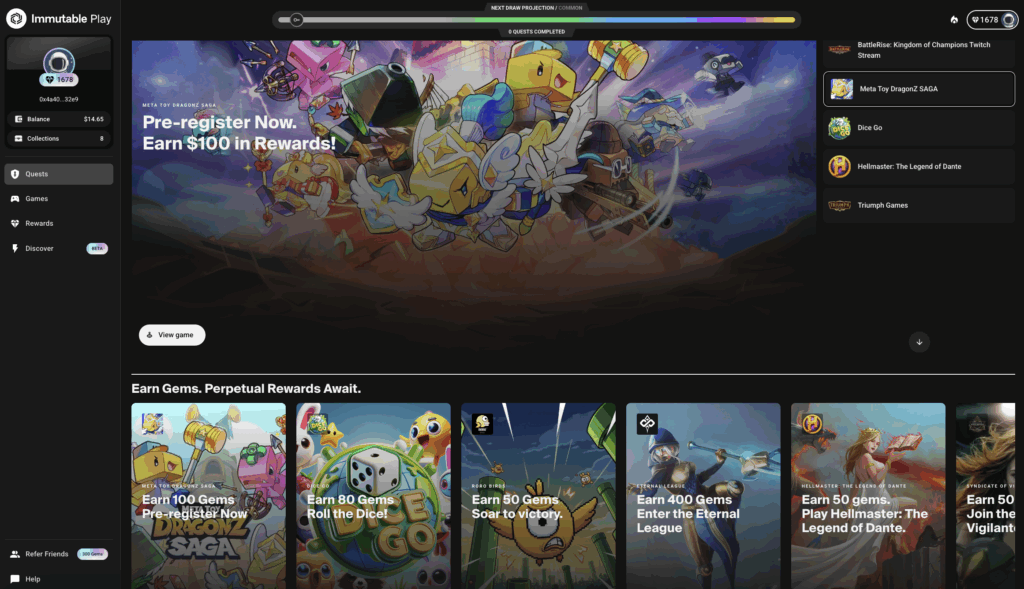 Immutable Mở Rộng Vào Thị Trường Gaming Web2