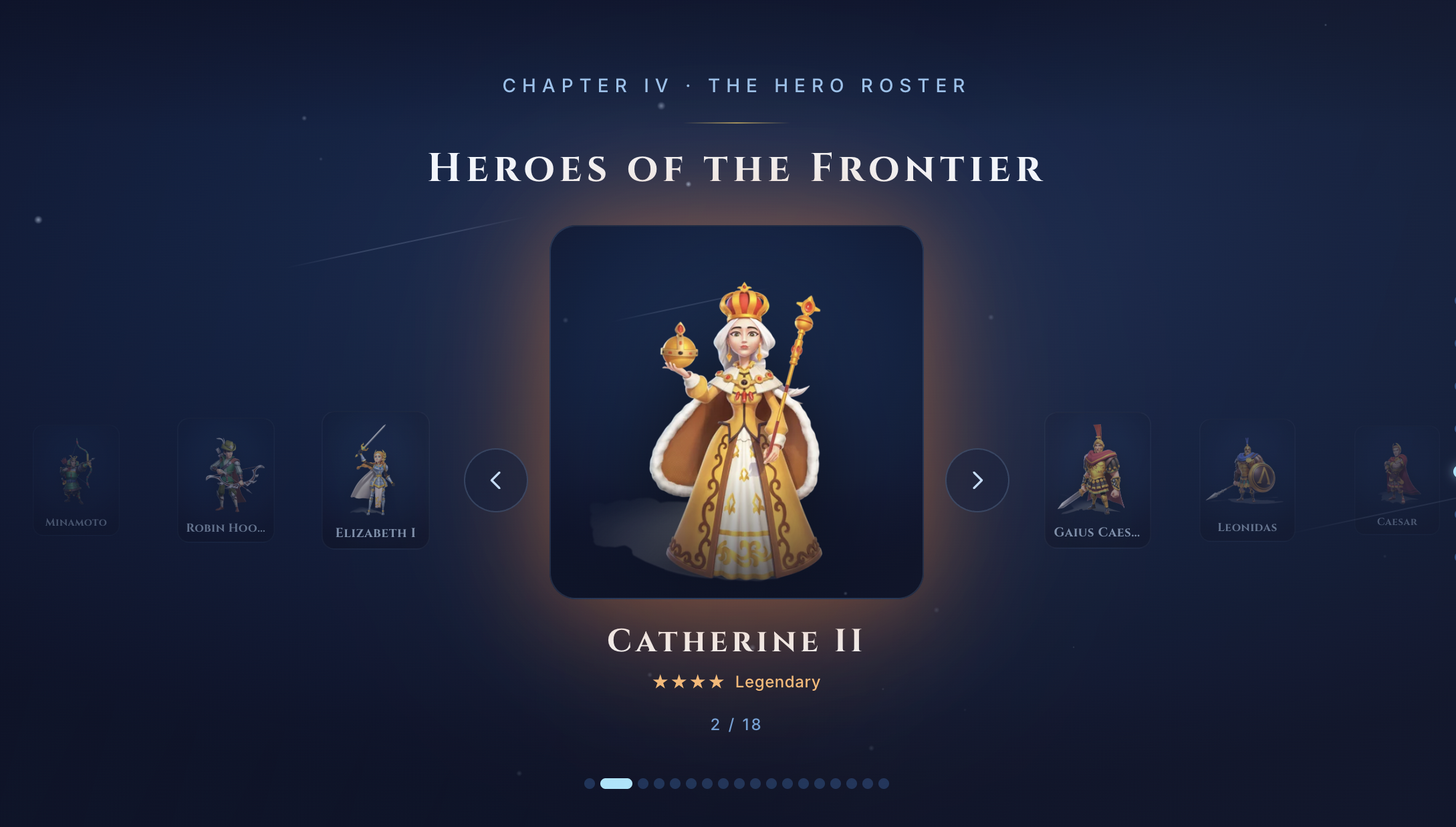 Hệ thống nhân vật đa dạng trong Frost Kingdom
